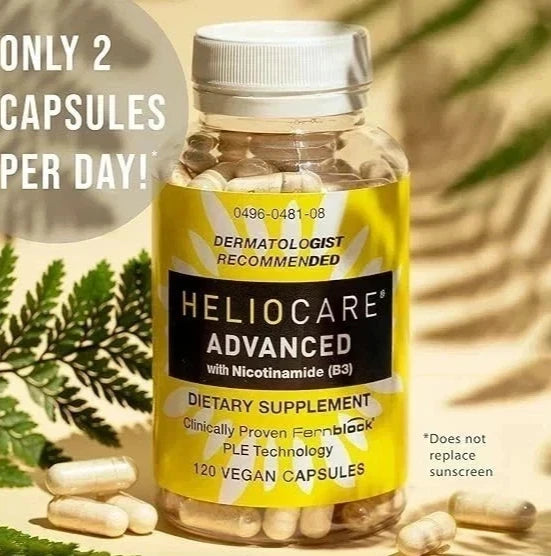 2 Packs Heliocare Advanced Nicotinamide B3 Skin Health 120 Capsules Exp: /2028