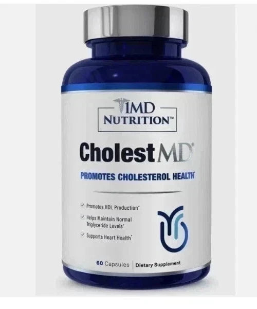 3 Pk 1MD Nutrition CholestMD Promotes Cholesterol Health 60 Caps Exp. 12/2027