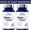 2 pack MD Nutrition Vision MD Eye Vitamin CARMIS - Eye Supplement 30 Softgels.