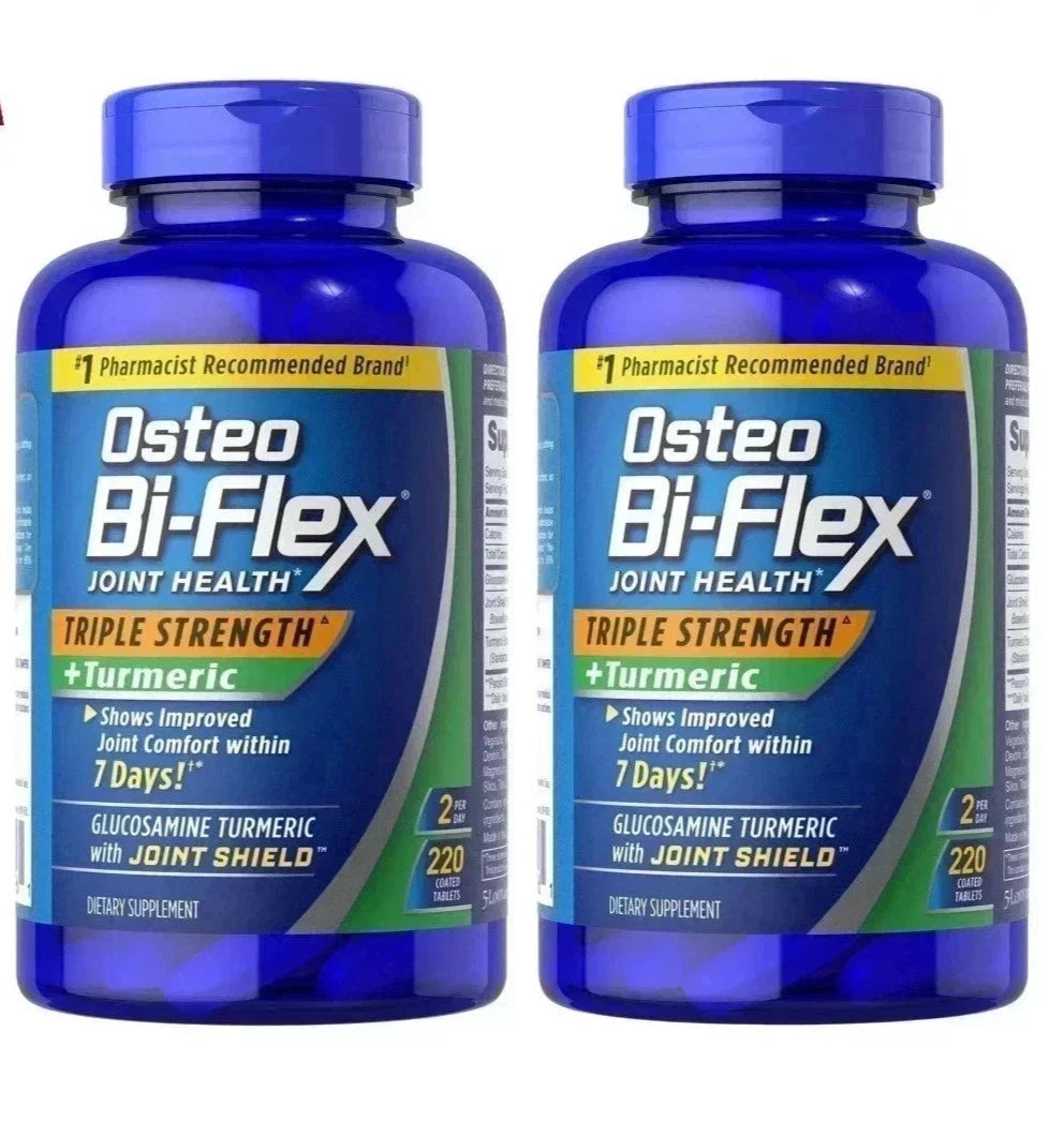 2 PACK Osteo Bi-Flex Joint Health, Triple Strength + Turmeric (220 Ct.) X 2= 440
