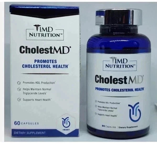 3 Pk 1MD Nutrition CholestMD Promotes Cholesterol Health 60 Caps Exp. 12/2027