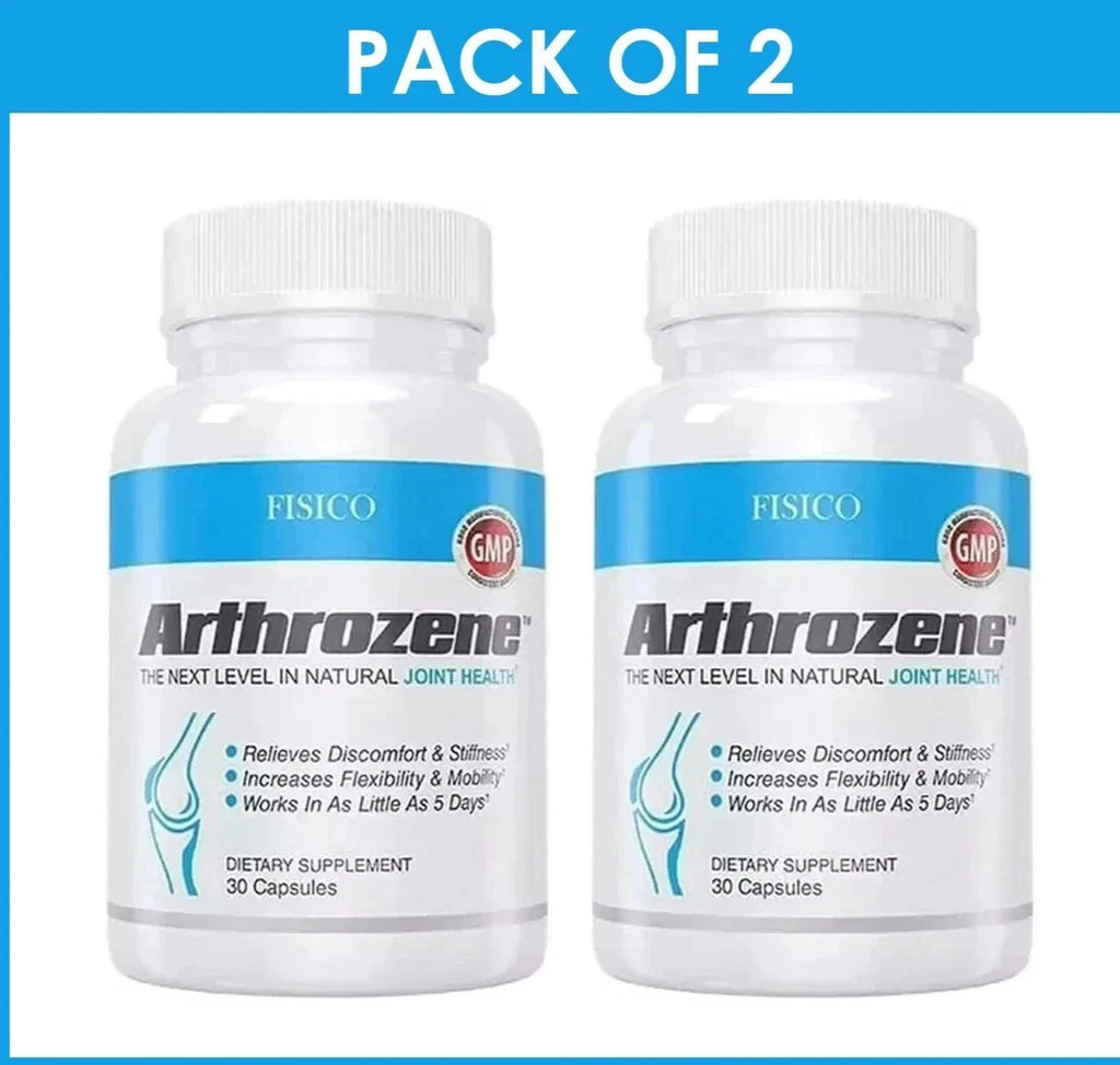 Pack of 2 - Fisico Arthrozene Natural Joint Health Supplement 30 Capsules - Sale