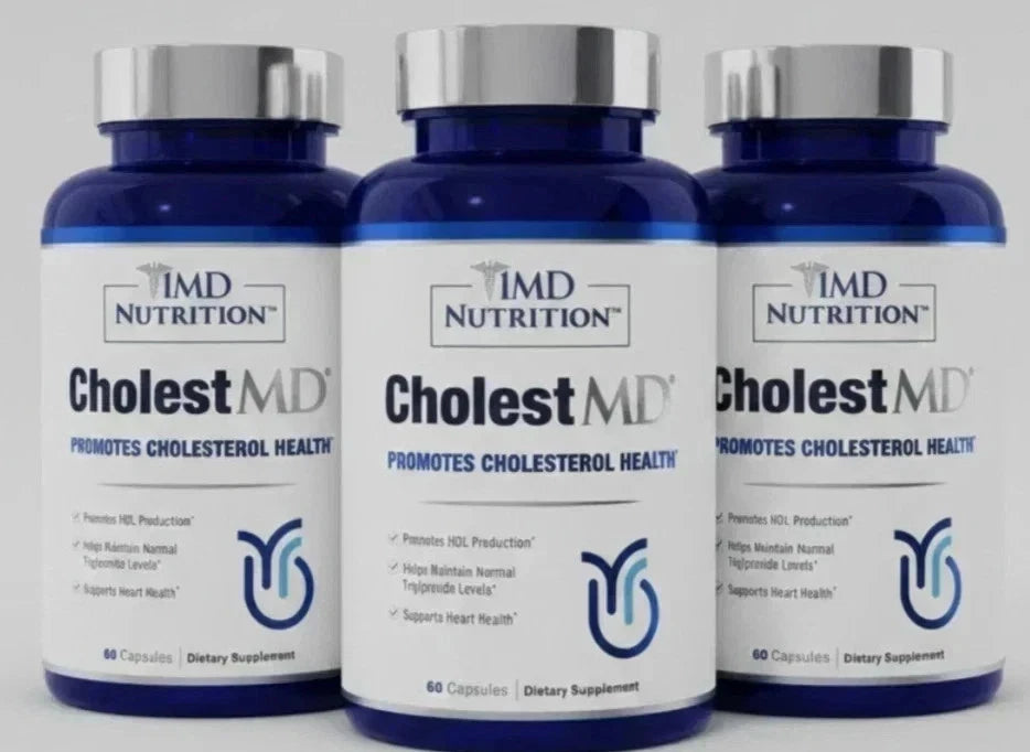 3 Pk 1MD Nutrition CholestMD Promotes Cholesterol Health 60 Caps Exp. 12/2027