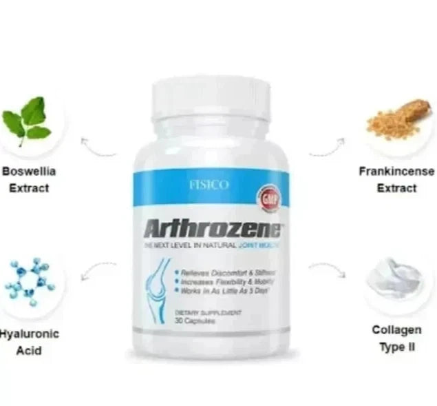 Pack of 2 - Fisico Arthrozene Natural Joint Health Supplement 30 Capsules - Sale