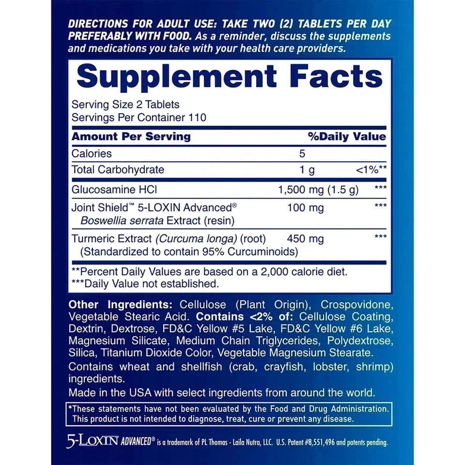 2 Pack Osteo Bi-Flex Triple Strength Joint Health + Turmeric 220 Ct Exp 2028