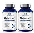 2 Pk 1MD CholestMD Promotes Cholesterol Health New Sealed 60 Capsules